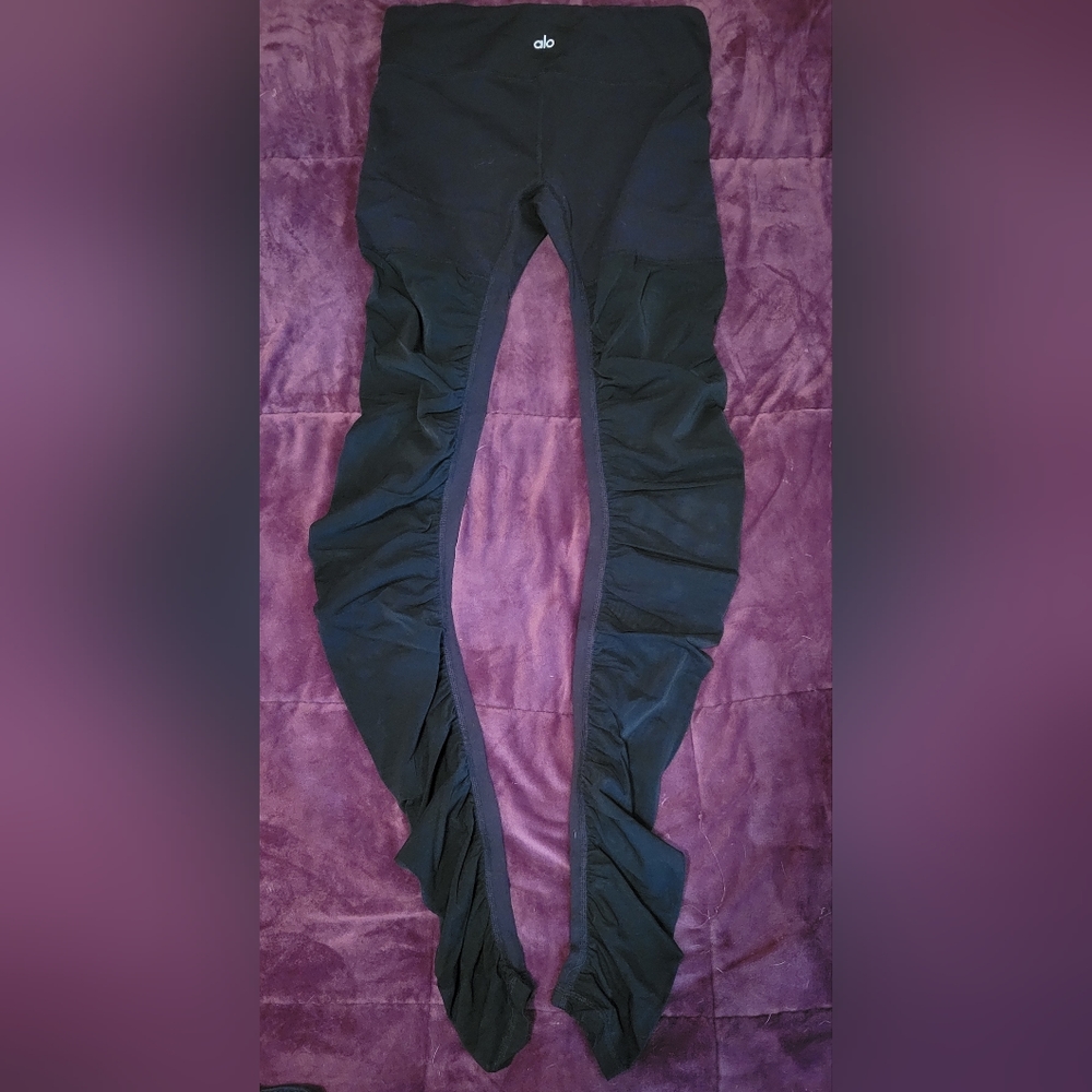 Alo Yoga Black Sheer Legging